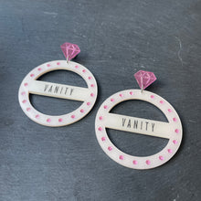 Load image into Gallery viewer, Earrings STUDS / LARGE DOLLY DANGLES PERSONALISED EARRINGS Dolly Dangles personalised hoop earrings