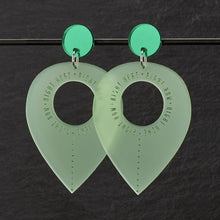 Load image into Gallery viewer, Maine And Mara RIGHT HERE, RIGHT NOW JADE Dangle Statement Earrings, Handmade in Australia